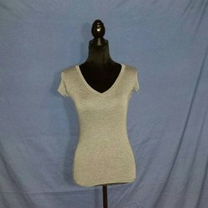 Plain Grey V-Neck ◇CHEAP◇